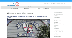 Desktop Screenshot of isleofpalmsproperty.net